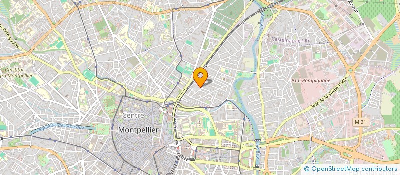 localisation de l'entreprise A2K TECHNOLOGIES à MONTPELLIER