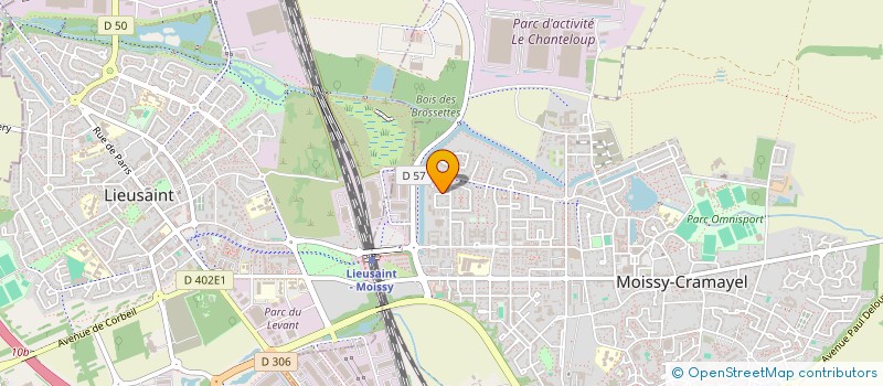 localisation de l'entreprise A2KO SERVICES à MOISSY-CRAMAYEL