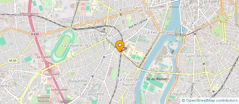 localisation de l'entreprise A2L à TOULOUSE