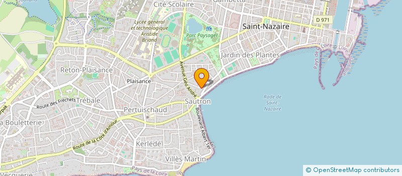 localisation de l'entreprise A2L  SAINT-NAZAIRE