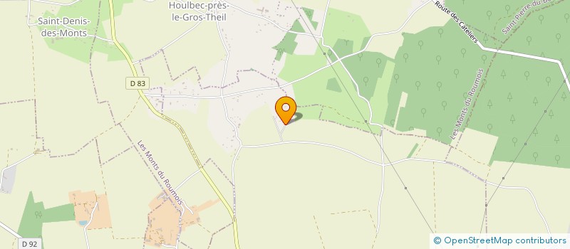 localisation de l'entreprise A2L  LE BOSC-DU-THEIL