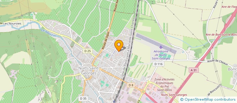 localisation de l'entreprise A2L à NUITS-SAINT-GEORGES