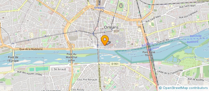 localisation de l'entreprise A2L à ORLEANS