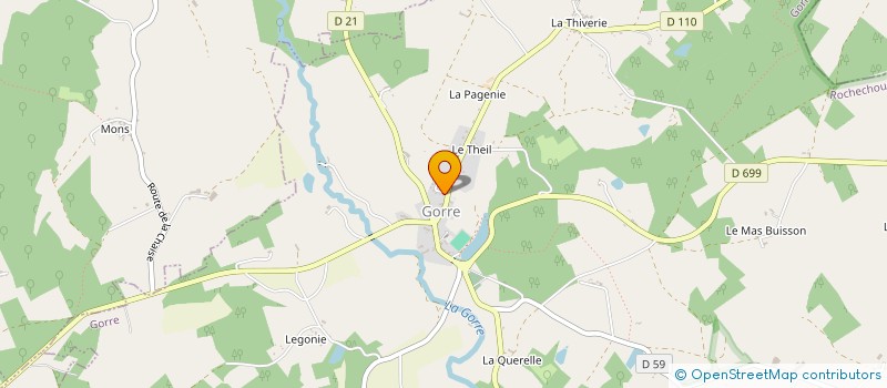 localisation de l'entreprise A2L à LIMOGES