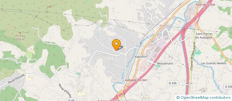 localisation de l'entreprise A2L  AUBAGNE