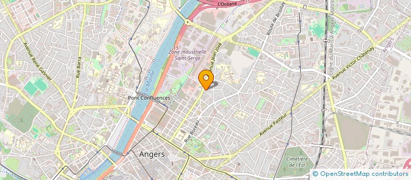 localisation de l'entreprise A2L à ANGERS