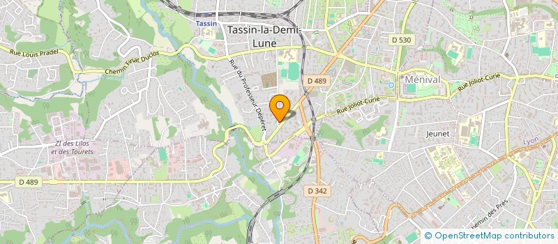 localisation de l'entreprise A2L à TASSIN-LA-DEMI-LUNE