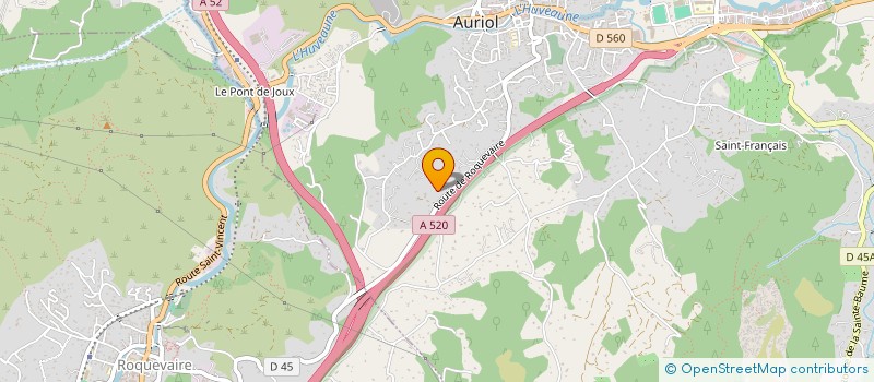 localisation de l'entreprise A2L  AURIOL