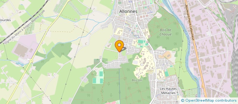 localisation de l'entreprise A2L ACADEMIE  ALLONNES