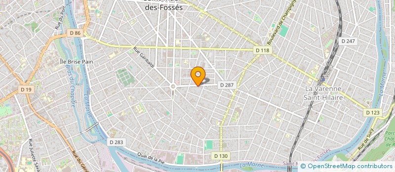 localisation de l'entreprise A2L BATIMENT à SAINT-MAUR-DES-FOSSES