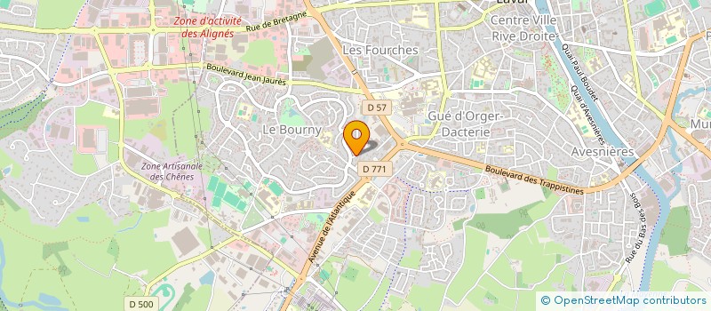 localisation de l'entreprise A2L CONSEILS à LAVAL
