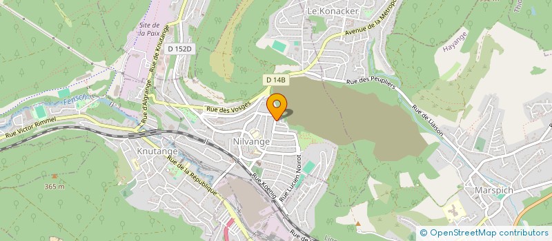 localisation de l'entreprise A2L CORP  HAYANGE