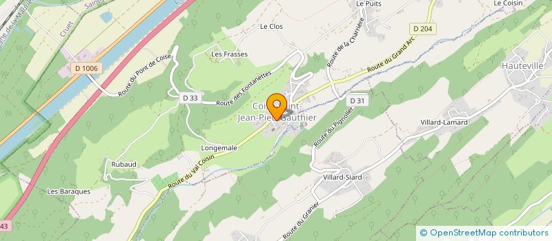 localisation de l'entreprise A2L ETANCHEITE  COISE-SAINT-JEAN-PIED-GAUTHIER