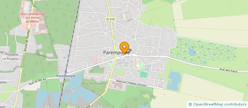 localisation de l'entreprise A2L IMMO  PAREMPUYRE