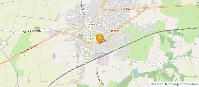 localisation de l'entreprise A2L INVEST  LEZOUX