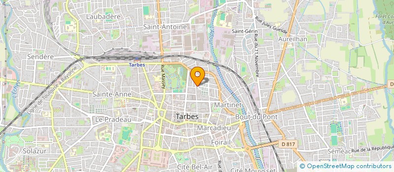 localisation de l'entreprise A2L INVEST  TARBES