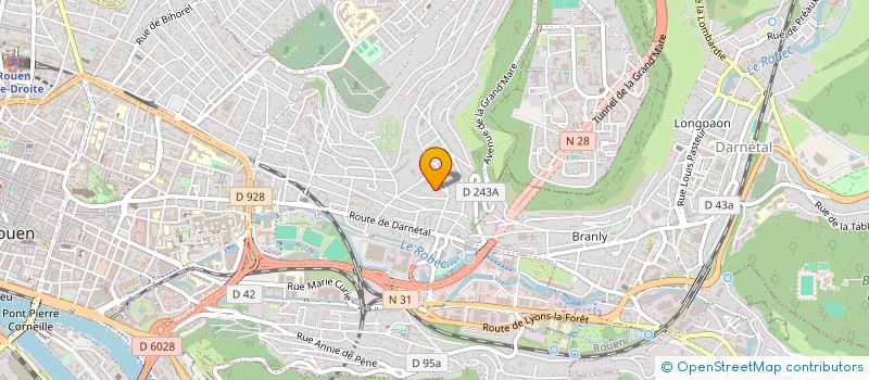 localisation de l'entreprise A2L PARE BRISE  ROUEN