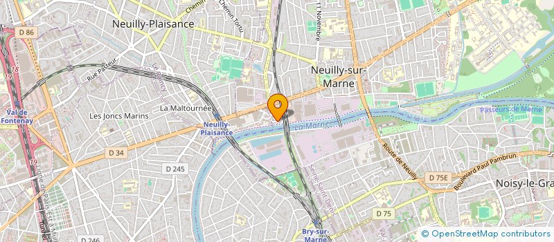 localisation de l'entreprise A2L SARL à NEUILLY-SUR-MARNE