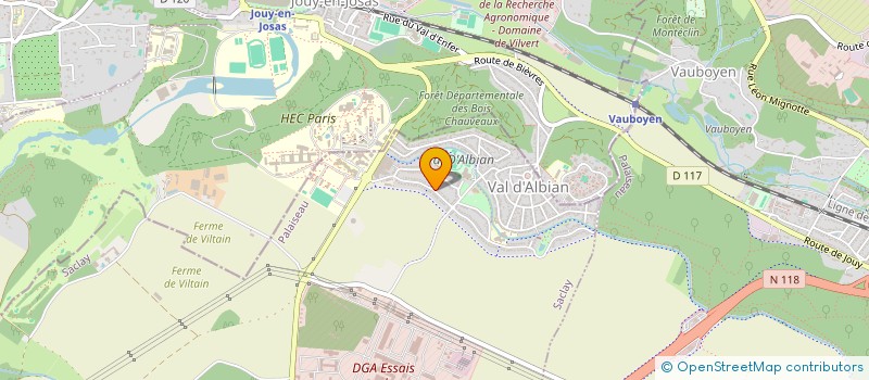 localisation de l'entreprise A2L TAXI à SACLAY