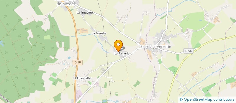 localisation de l'entreprise A2L TAXIS à SAINT ANDRE DE MESSEI