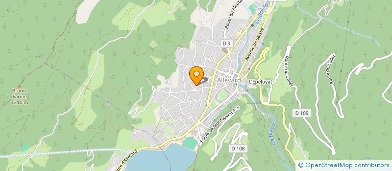 localisation de l'entreprise A2L TECHNOLOGIE  ALLEVARD