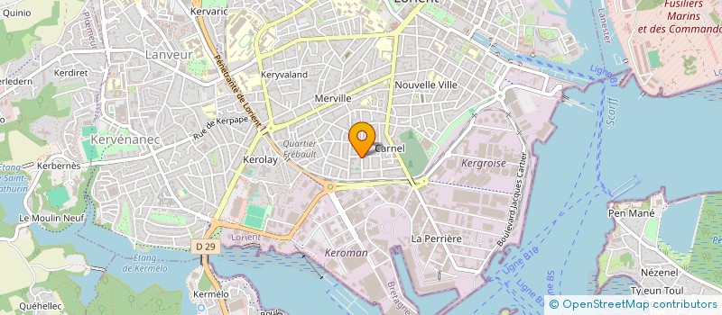 localisation de l'entreprise A2LB  LORIENT