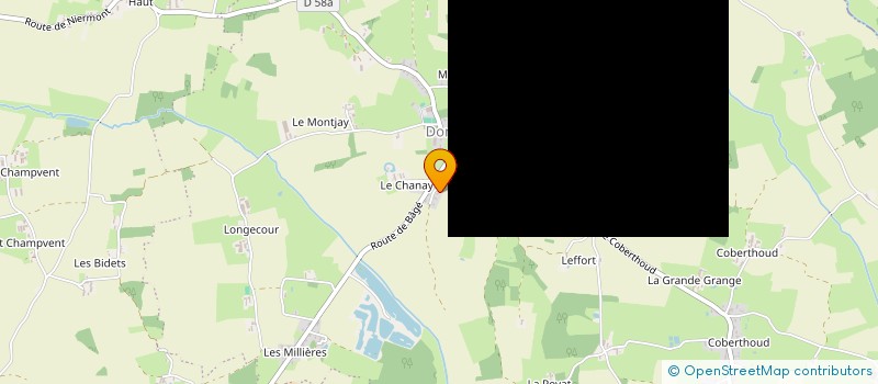 localisation de l'entreprise A2LG  BAGE-DOMMARTIN