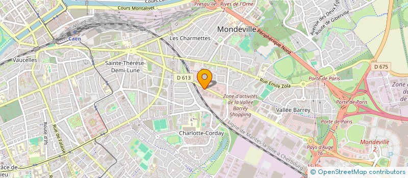 localisation de l'entreprise A2LM  MONDEVILLE