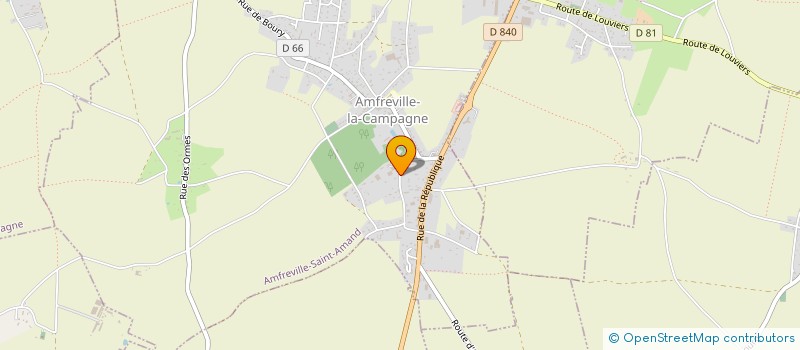 localisation de l'entreprise A2LM à AMFREVILLE-SAINT-AMAND