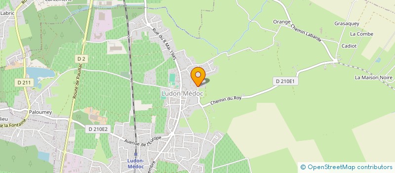 localisation de l'entreprise A2LM MENUISERIES  LUDON-MEDOC