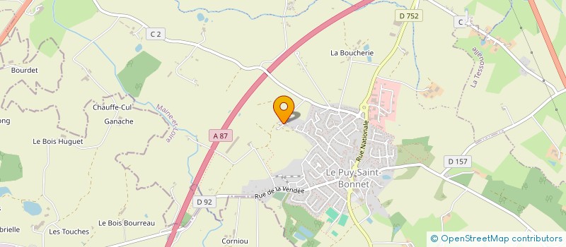 localisation de l'entreprise A2LMB à CHOLET