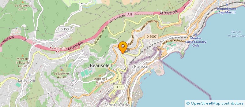localisation de l'entreprise A2M  BEAUSOLEIL