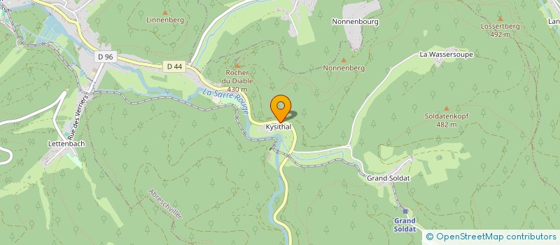 localisation de l'entreprise A2M  ABRESCHVILLER