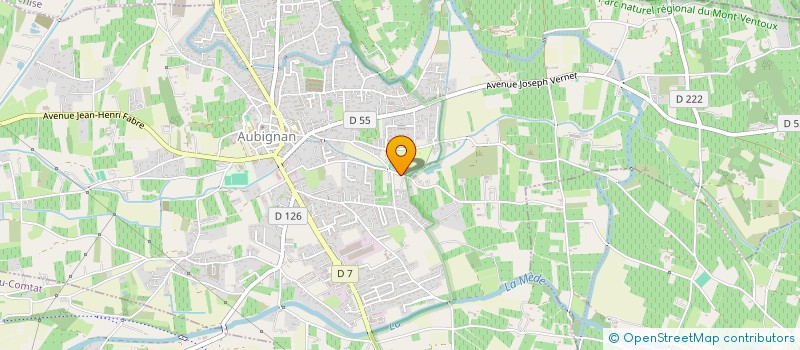 localisation de l'entreprise A2M à AUBIGNAN