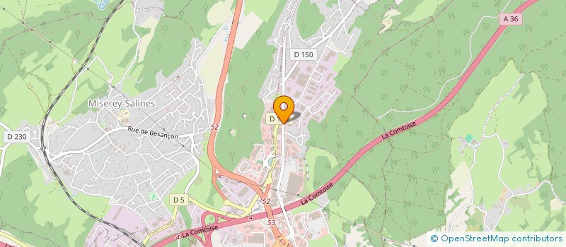 localisation de l'entreprise A2M à CHATILLON-LE-DUC