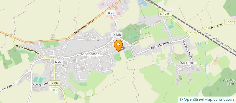 localisation de l'entreprise A2M  MORHANGE