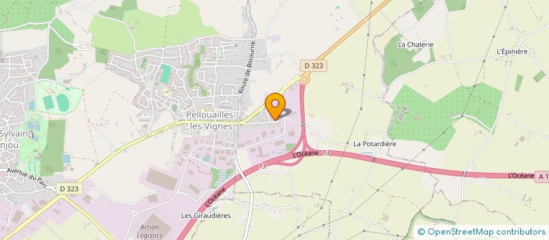 localisation de l'entreprise A2M  RIVES-DU-LOIR-EN-ANJOU