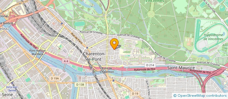 localisation de l'entreprise A2M à SAINT-MAURICE