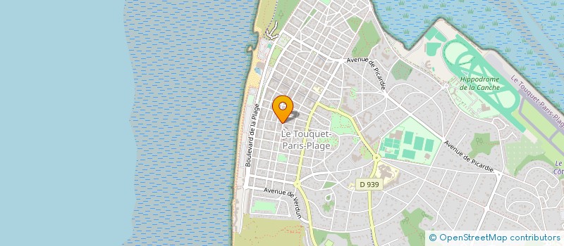 localisation de l'entreprise A2M à LE TOUQUET-PARIS-PLAGE