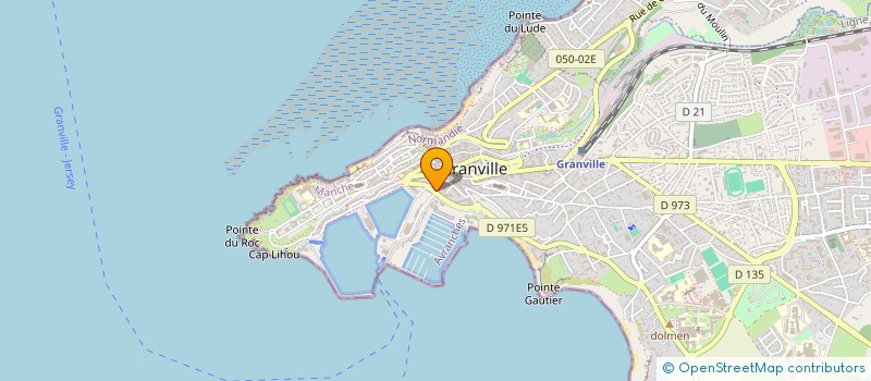localisation de l'entreprise A2M à GRANVILLE