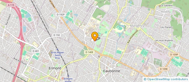 localisation de l'entreprise A2M à EAUBONNE