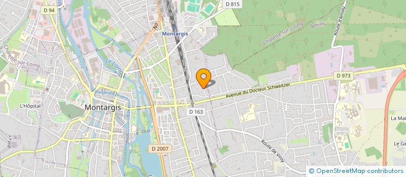 localisation de l'entreprise A2M  MONTARGIS