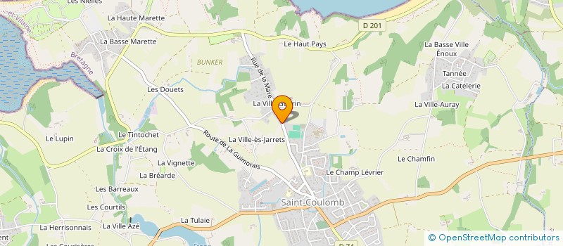 localisation de l'entreprise A2M  SAINT-COULOMB