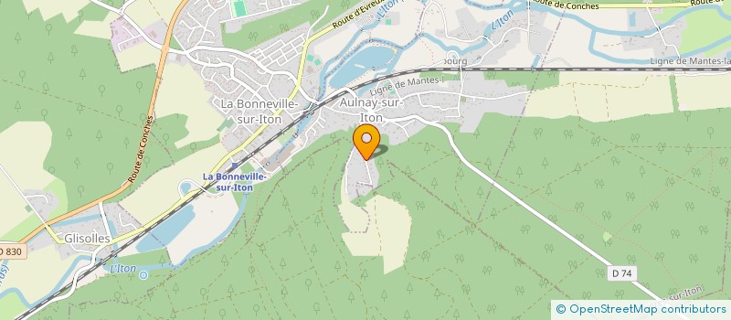 localisation de l'entreprise A2M  LES VENTES