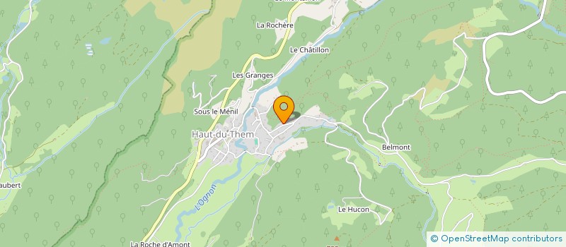 localisation de l'entreprise A2M  HAUT-DU-THEM-CHATEAU-LAMBERT