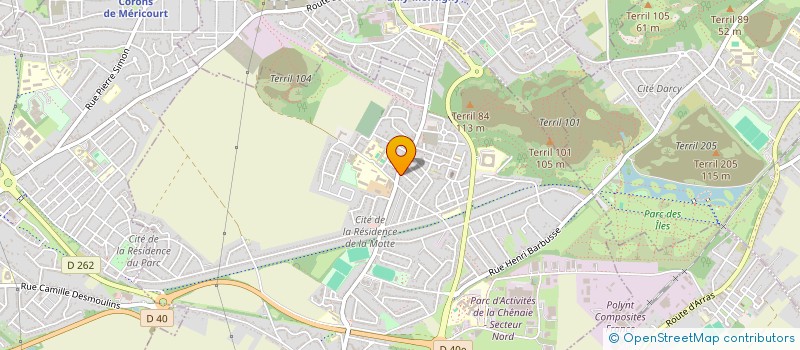 localisation de l'entreprise A2M  ROUVROY