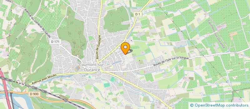 localisation de l'entreprise A2M ADMIN & CONSEIL  CAUMONT-SUR-DURANCE