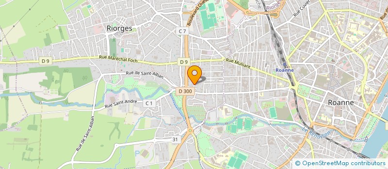 localisation de l'entreprise A2M ASSURANCE à RIORGES