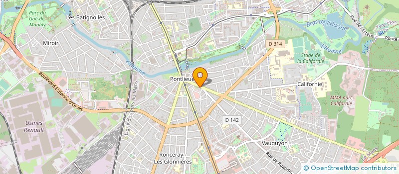 localisation de l'entreprise A2M ASSURANCES  LE MANS