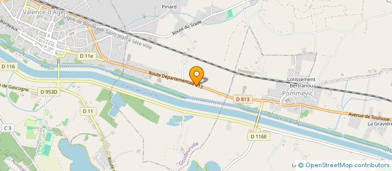 localisation de l'entreprise A2M ASSURANCES  GOUDOURVILLE